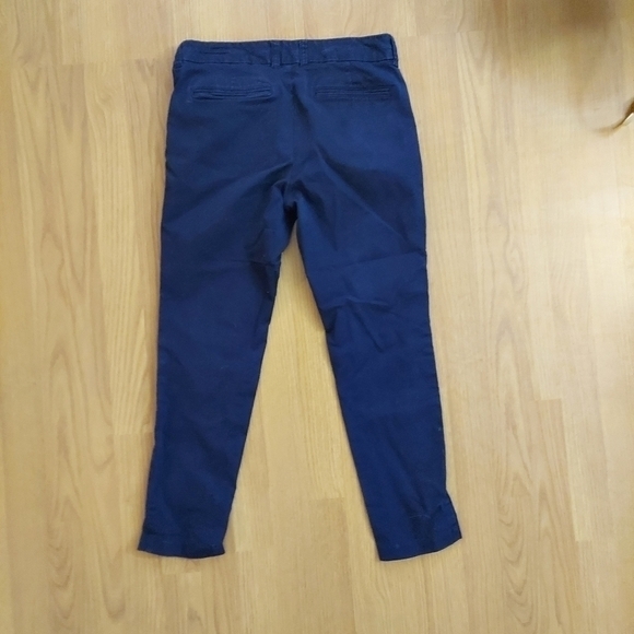 GAP Factory Blue Slim City Khaki Pants Ankle Size 2 Regular - Picture 4 of 4